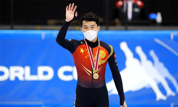 2022年深圳冬奥会短道速滑男子1000米冠军--任子威